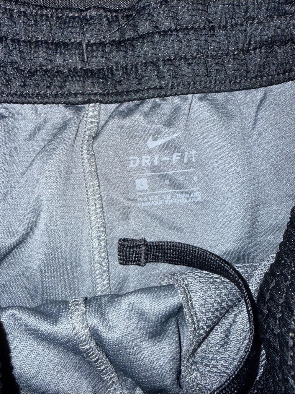 Nike Gray and Black Boys' Athletic Shorts